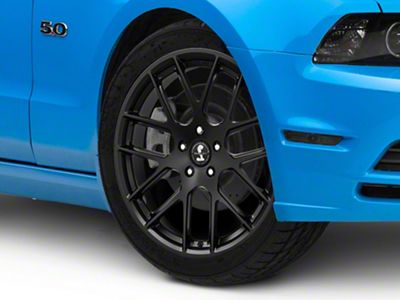 Shelby Style SB202 Satin Black Wheel; 19x9.5 (10-14 Mustang)