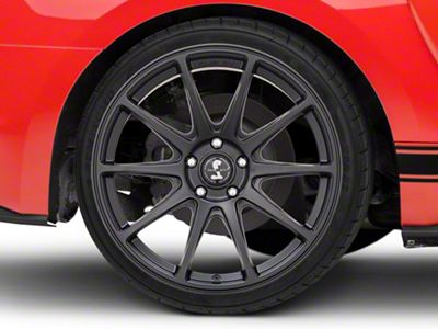 Shelby Style SB203 Satin Black Wheel; Rear Only; 19x10.5 (15-22 Mustang GT, EcoBoost, V6)