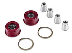 J&M Front Control Arm Spherical Caster Bushing; Red (15-23 Mustang)