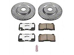 PowerStop Z26 Street Warrior Brake Rotor and Pad Kit; Front (11-14 Mustang GT Brembo; 12-13 Mustang BOSS 302; 07-12 Mustang GT500)
