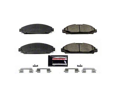 PowerStop Z23 Evolution Sport Carbon-Fiber Ceramic Brake Pads; Front Pair (15-23 Mustang Standard EcoBoost, V6)