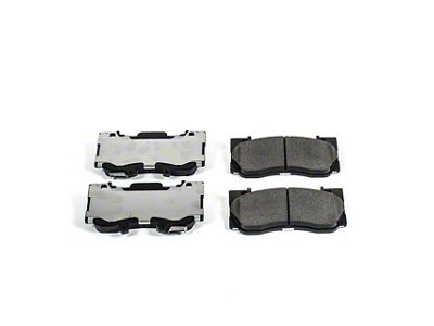 PowerStop Z26 Extreme Street Carbon-Ceramic Brake Pads; Front Pair (15-23 Mustang Standard GT, EcoBoost w/ Performance Pack)