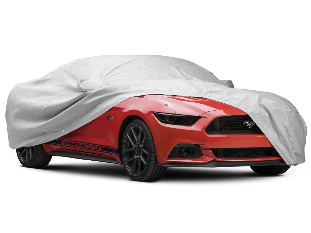 Covercraft Custom Car Covers Mustang 5-Layer Softback All Climate Car Cover;  Gray 398759 (15-23 Mustang Fastback, Excluding GT500) Free Shipping