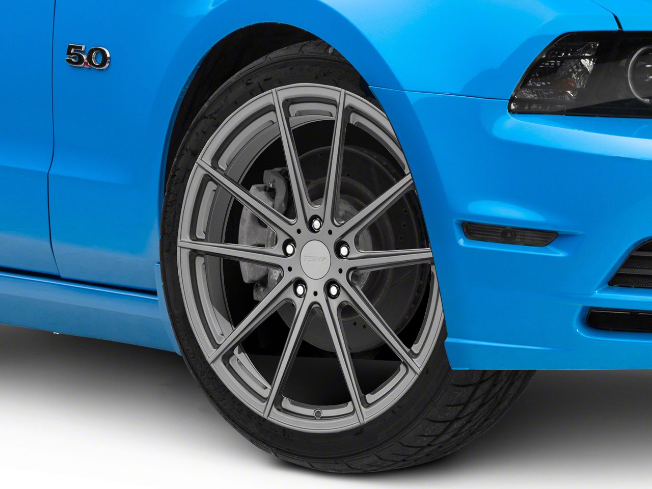 TSW Mustang Bathurst Gloss Gunmetal Wheel; 20x9 2090BAT305114G76 (10-14 ...