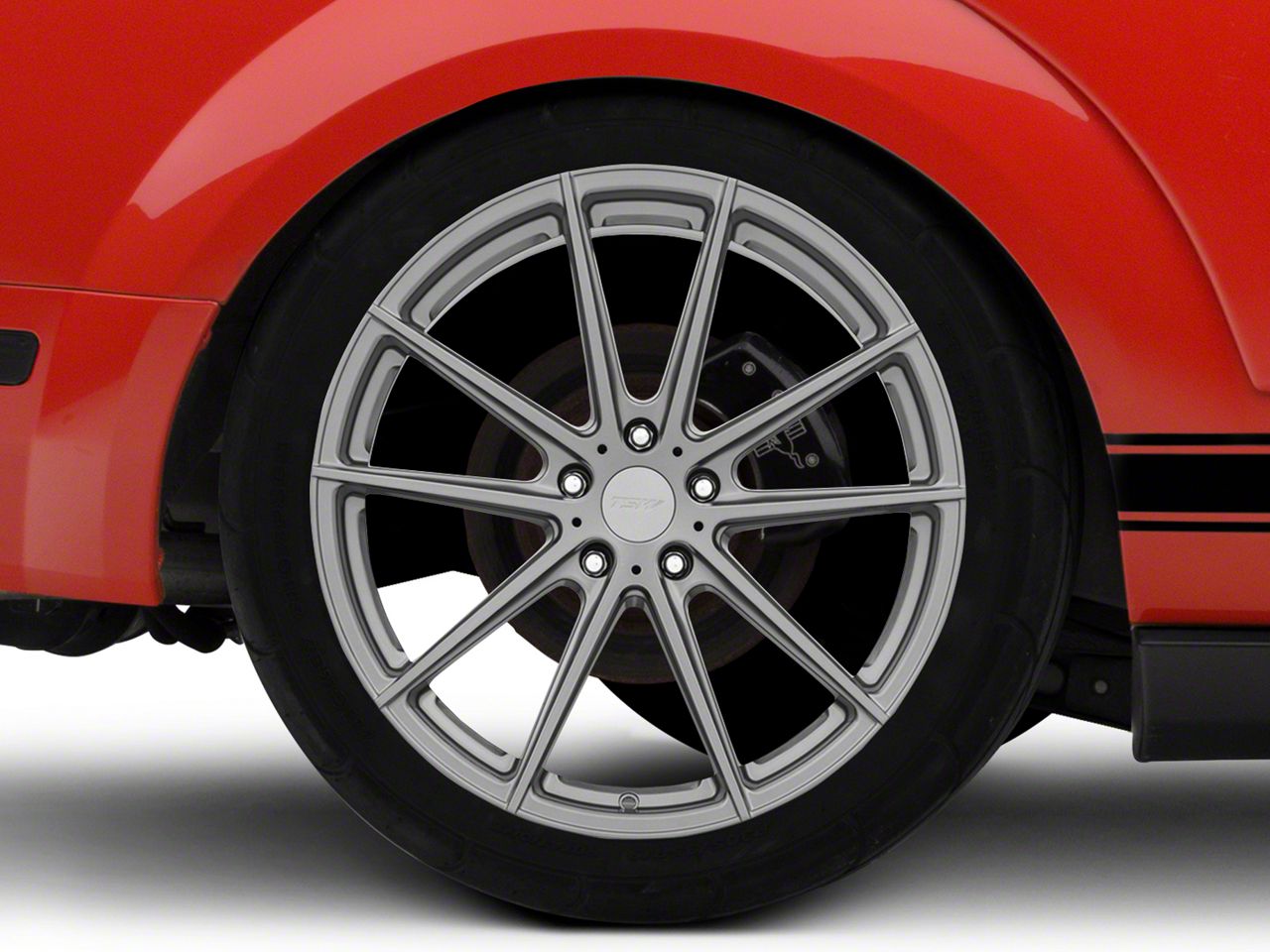 TSW Mustang Bathurst Gloss Gunmetal Wheel; Rear Only; 20x10 ...