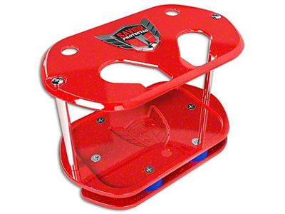 Savior Show Case for Optima 34 Batteries; Red Sparkle