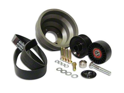 Vortech 8-Rib Non-Underdrive Pulley Package (86-93 5.0L Mustang)