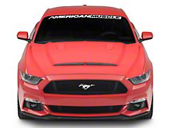 SpeedForm Ram Air Style Hood with Heat Extractor Vents; Unpainted (15-17 Mustang GT, EcoBoost, V6)
