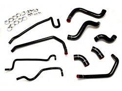 HPS Silicone Radiator and Heater Coolant Hose Kit; Black (11-14 Mustang GT; 12-13 Mustang BOSS 302)