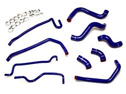 HPS Silicone Radiator and Heater Coolant Hose Kit; Blue (11-14 Mustang GT; 12-13 Mustang BOSS 302)
