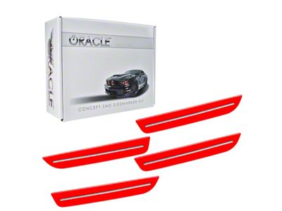 Oracle Concept LED Side Marker Kit; Clear; Pre-Painted (10-14 Mustang)