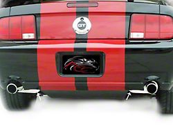 Stainless Muffler Plate; Polished (05-09 Mustang GT)