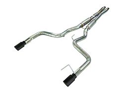 Pypes X-Bomb Cat-Back Exhaust with Black Tips (15-17 Mustang GT Fastback)