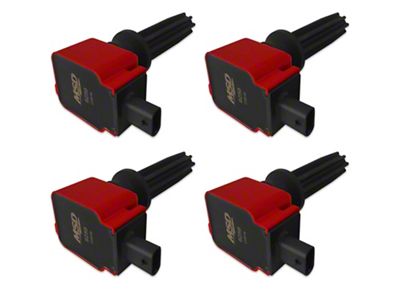 MSD Coil Packs; Red (15-23 Mustang EcoBoost)