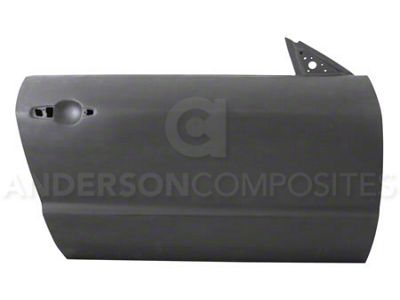 Anderson Composites OE-Style Doors; Dry Carbon Fiber (05-09 Mustang)