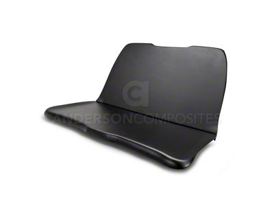 Anderson Composites Rear Seat Delete; Unpainted (15-23 Mustang Fastback)