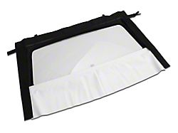 OPR Curtain with Heated Glass; Sailcloth White (94-04 Mustang Convertible)