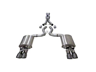 Corsa Performance Xtreme Cat-Back Exhaust with Gunmetal Tips (18-23 Mustang GT Fastback w/ Active Exhaust)