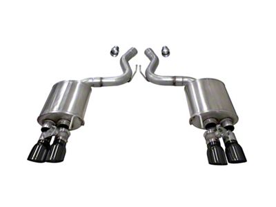 Corsa Performance Sport Axle-Back Exhaust with Black Tips (18-23 Mustang GT Fastback w/ Active Exhaust)
