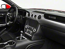 SpeedForm Center Dash Trim; Carbon Fiber Style (15-23 Mustang)
