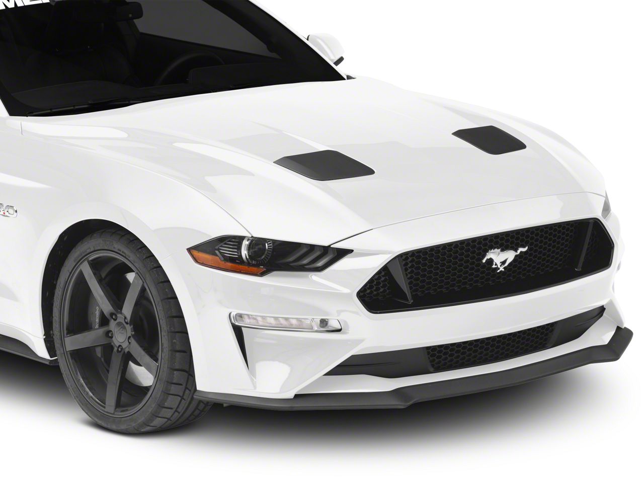 MMD Mustang Hood Vents; Matte Black 405255 (1823 Mustang GT, EcoBoost) Free Shipping