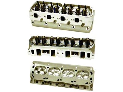 Ford Performance 302/351W Z-Head Assembled Aluminum Cylinder Head with 7mm Valves; 63cc