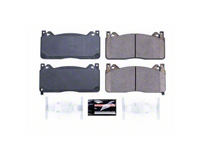 PowerStop Z23 Evolution Sport Carbon-Fiber Ceramic Brake Pads; Front Pair (15-20 Mustang GT350)