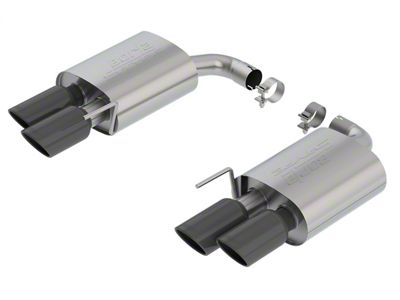Borla S-Type Axle-Back Exhaust with Black Chrome Tips (18-23 Mustang GT w/o Active Exhaust)