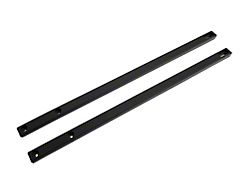 SR Performance Jacking Rails; Black (15-23 Mustang Fastback)