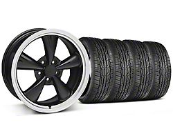 Bullitt Black Wheel and Toyo Extensa High Performance II A/S Tire Kit; 18x8 (05-10 Mustang GT; 05-14 Mustang V6)