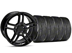 2010 GT500 Style Black Wheel and Toyo Extensa High Performance II A/S Tire Kit; 18x9 (05-14 Mustang, Excluding 13-14 GT500)
