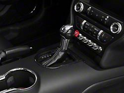 SpeedForm Automatic Gear Surround Trim; Carbon Fiber Style (15-23 Mustang GT, EcoBoost, V6)