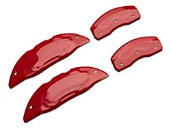 Red Caliper Covers; Front and Rear (18-20 Mustang Standard GT, EcoBoost w/ Performance Pack)