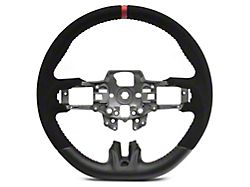 MMD GTX Steering Wheel; Leather and Suede (15-17 Mustang)