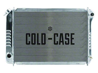 COLD-CASE Radiators Aluminum Performance Radiator; 1-Inch Tubes (87-93 5.0L Mustang w/ Manual Transmission)