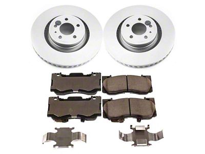 PowerStop Z17 Evolution Plus Brake Rotor and Pad Kit; Front (15-23 Mustang Standard GT, EcoBoost w/ Performance Pack)