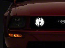 Halo Fog Lights; Clear (05-09 Mustang GT)