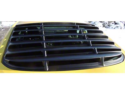 ABS Rear Window Louvers; Unpainted (15-23 Mustang Fastback)