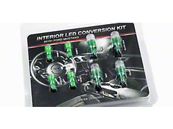 Diode Dynamics Stage 1 LED Interior Lighting Kit; Green (15-17 Mustang)