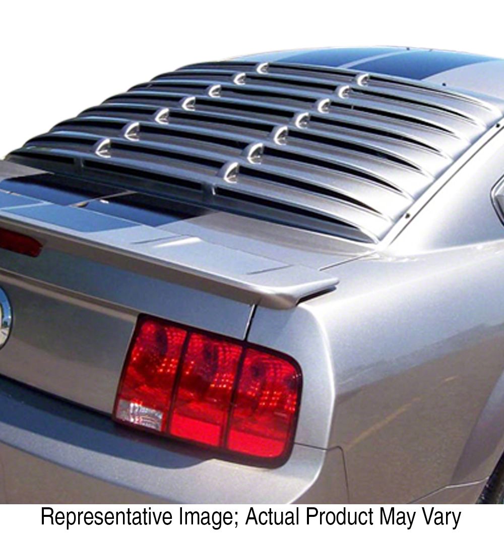 20052009 Mustang Louvers Rear Window AmericanMuscle