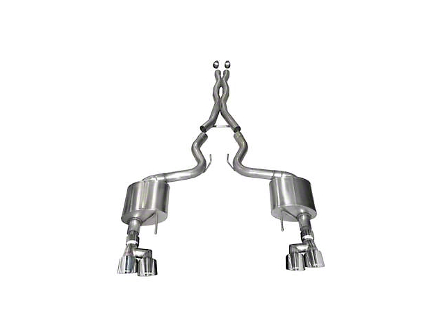 Corsa Performance Xtreme Cat-Back Exhaust with Polished Tips (18-23 Mustang GT Fastback w/o Active Exhaust)
