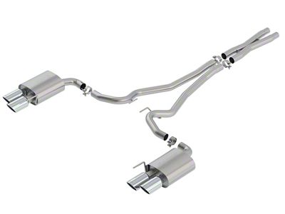 Borla S-Type Cat-Back Exhaust with Chrome Tips (18-23 Mustang GT Convertible w/o Active Exhaust)