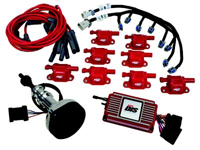 MSD Ignition Conversion Kit; Red (1979 5.0L Mustang; 83-85 5.0L Mustang)