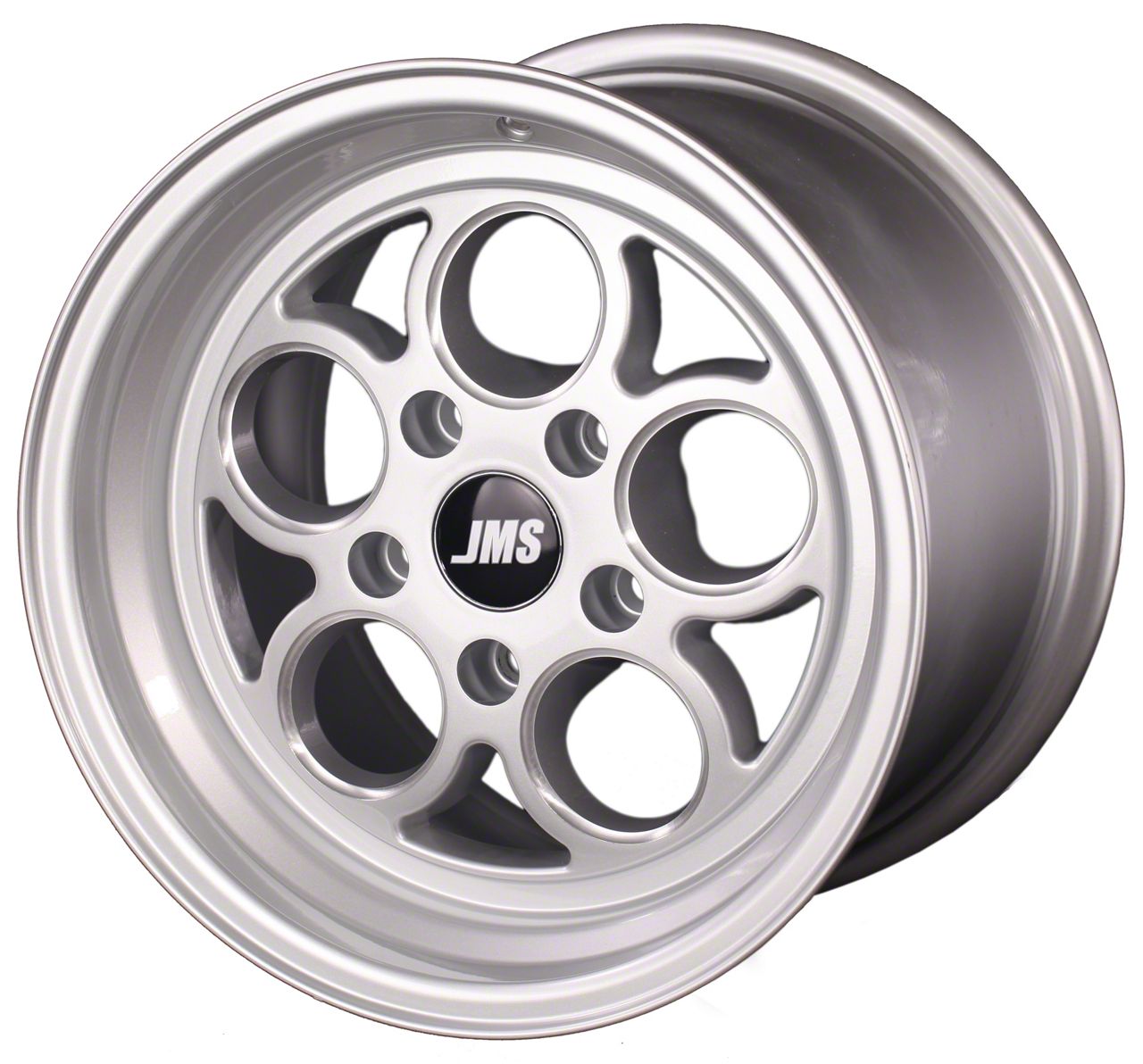 JMS Mustang Savage Series Silver Clear with Diamond Cut Wheel 