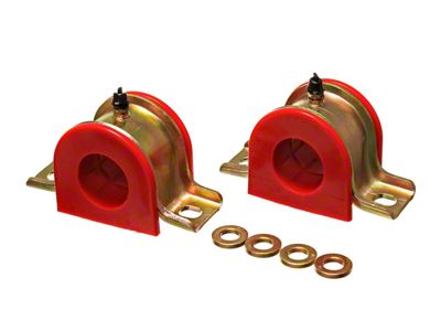 Front Sway Bar Bushings; 1-3/8-Inch; Red (11-14 Mustang)