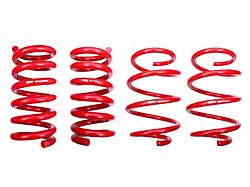 BMR Front and Rear Lowering Springs; Handling Version; Red (18-23 Mustang GT w/ MagneRide; 15-20 Mustang GT350)