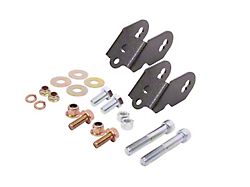 BMR Rear Camber Adjustment Lockout Kit; Black Hammertone (15-23 Mustang)