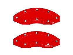 Apex Overlay Gen III Red Brake Caliper Overlays; Rear (05-23 Mustang, Excluding GT350 & GT500)