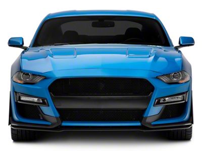 GT500 Style Front Fascia; Unpainted (18-23 Mustang GT, EcoBoost)