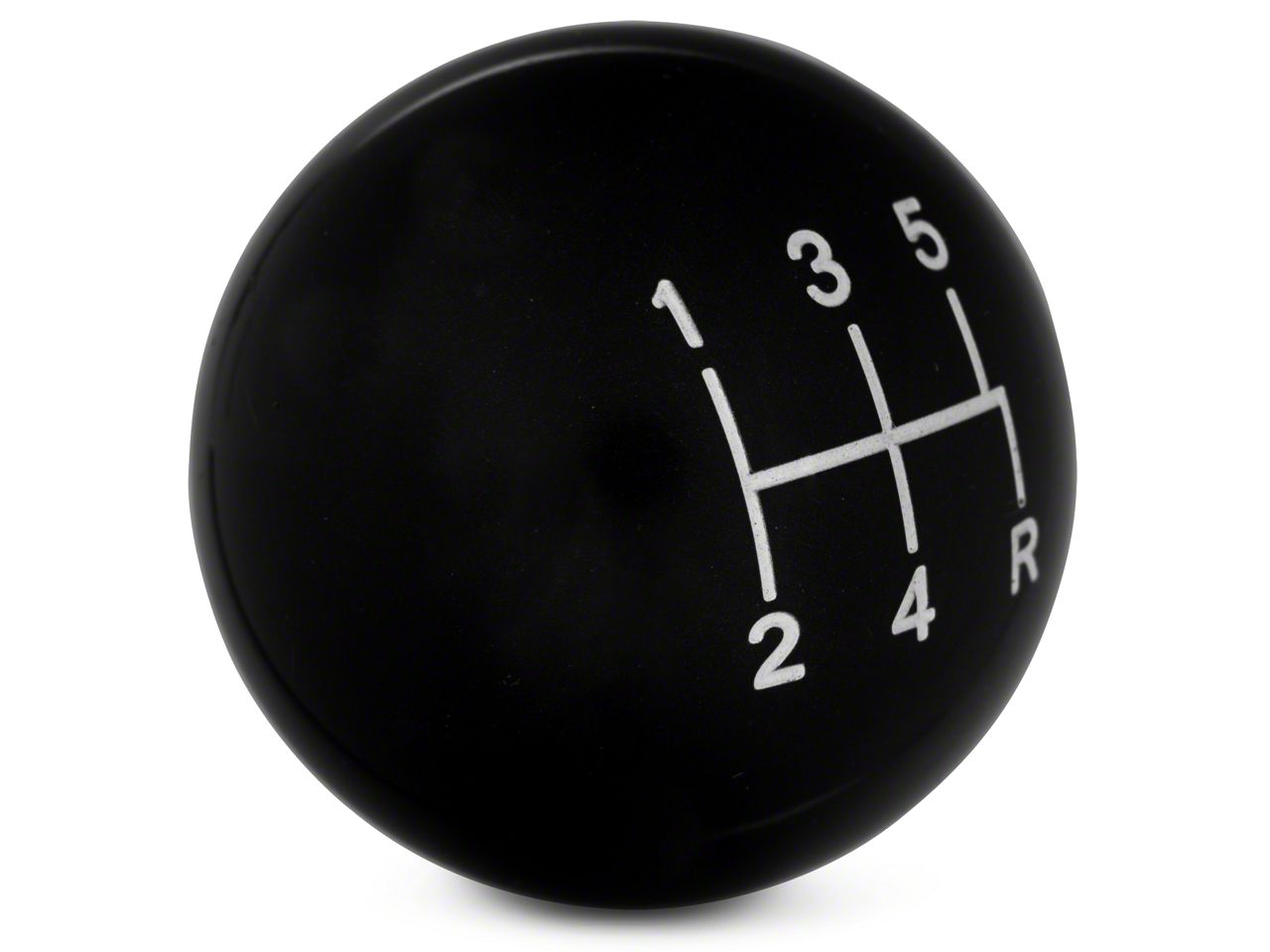 Speedform Mustang Modern Billet Retro Style 5 Speed Shift Knob Black